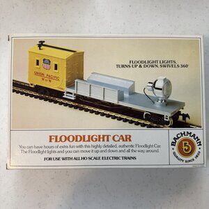 Vintage Bachmann HO Scale Floodlight Car Item No. 1439 Union Pacific Open Box